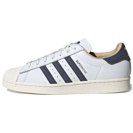 adidas originals Superstar Denim Pack - White