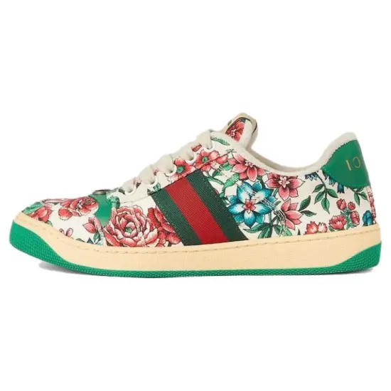 GUCCI Screener Skateboard Shoes Women's Low-Top Multicolor