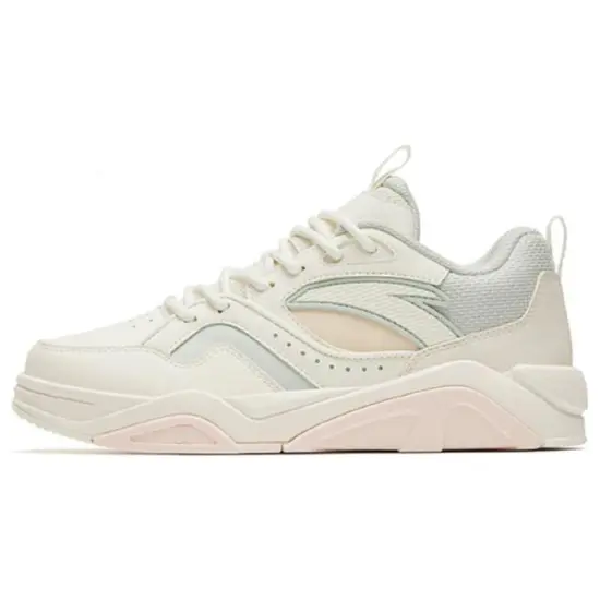 ANTA Lieyan3.0 Skateboard Shoes Women's Low-Top White Blue