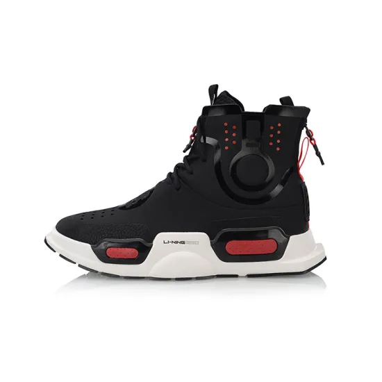 LINING NYFW Reburn Unisex High Basketball Leisure Shoes | Black