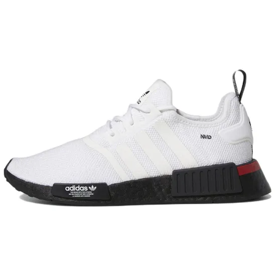 Adidas Originals Nmd R1 Cloud White Core Black Scarlet