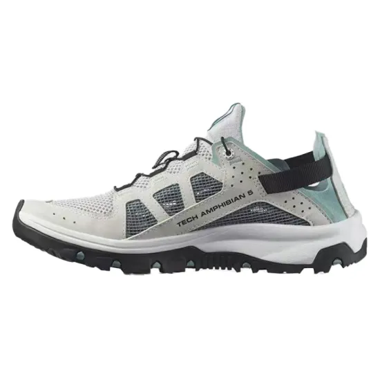 SALOMON Techamphibian 5 Hiking / Trekking Shoes Women's Low-top Grey/white
