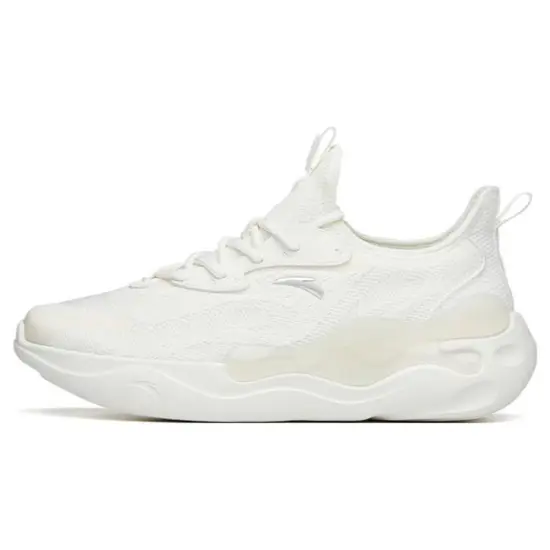 Anta Chao Worship 2.0 Breathable Low Top Casual Shoes Men's White Silver