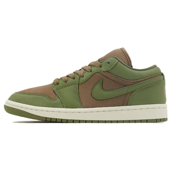 Jordan 1 Low SE Brown Kelp Sky J Light Olive Women's