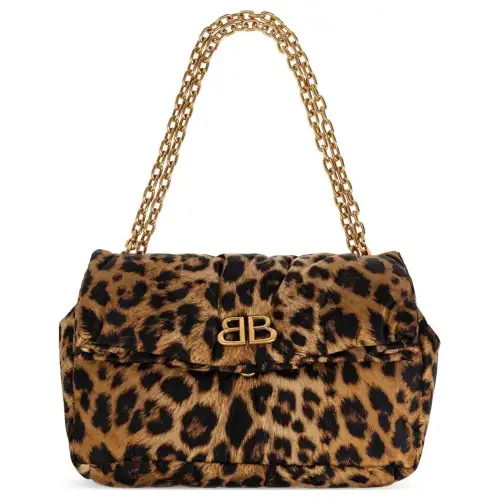 Balenciaga Polyamide Portable Crossbody Bag, Shoulder Bag Women's Umber & Multicolor