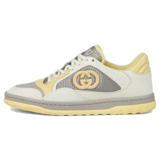 GUCCI MAC80 Low Top Skateboard Shoes Beige