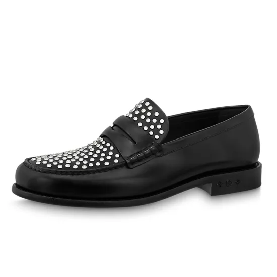 LOUIS VUITTON Louise Men's Casual Shoes Men Low-Top Black