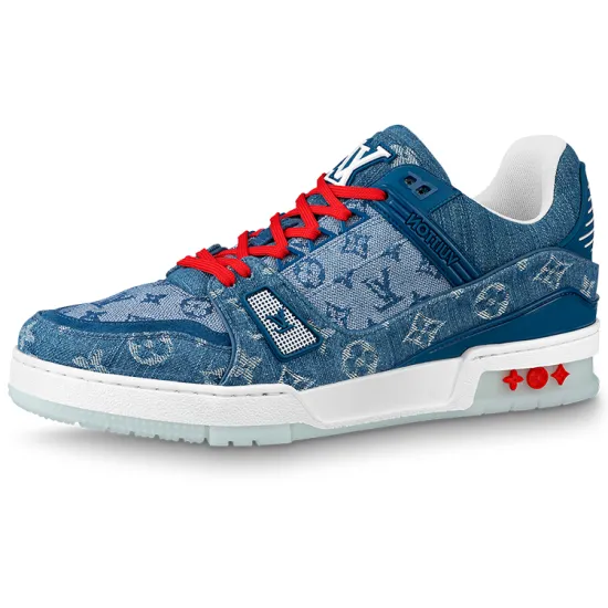 LOUIS VUITTON Trainers 'China Exclusive Denim Blue Red'