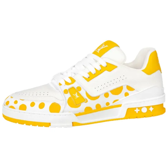 LOUIS VUITTON X Yayoi Kusama Trainer White Yellow
