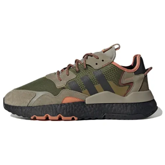 adidas originals Nite Jogger Lifestyle Shoes Unisex Low-top Green/light Brown/yellow/orange
