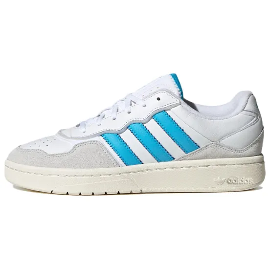 Adidas Originals Courtic Anti Slip And Wear Resistant Lightweight Low Top Skateboard Shoes Unisex Gray Blue