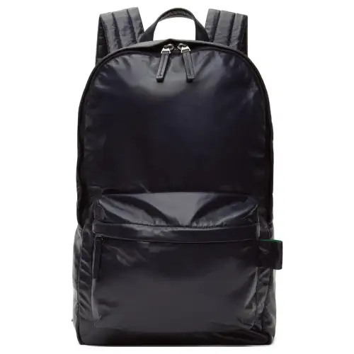Bottega Veneta Lambskin Backpack Medium Men's Black