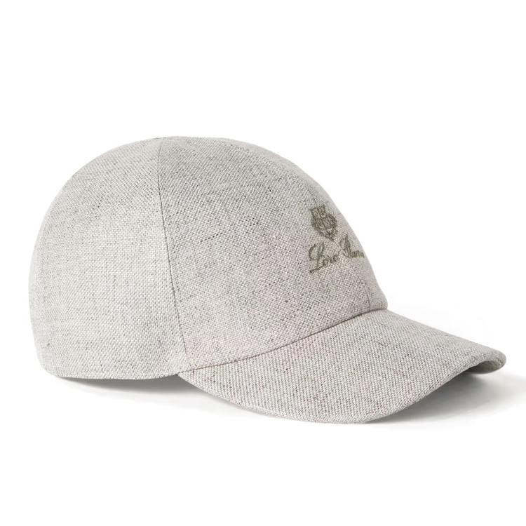 Loro Piana Linen Baseball Caps Men's Natural