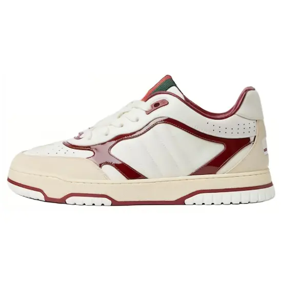 GUCCI Re-Web Sneaker 'White Rosso Ancora'