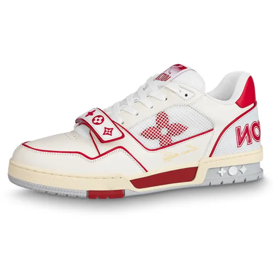 LOUIS VUITTON Trainer Red Mesh
