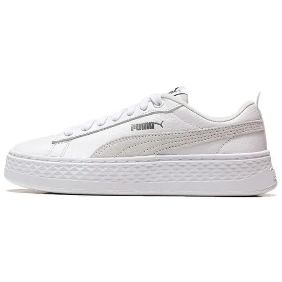 PUMA Smash Platform Low 'White' Women's
