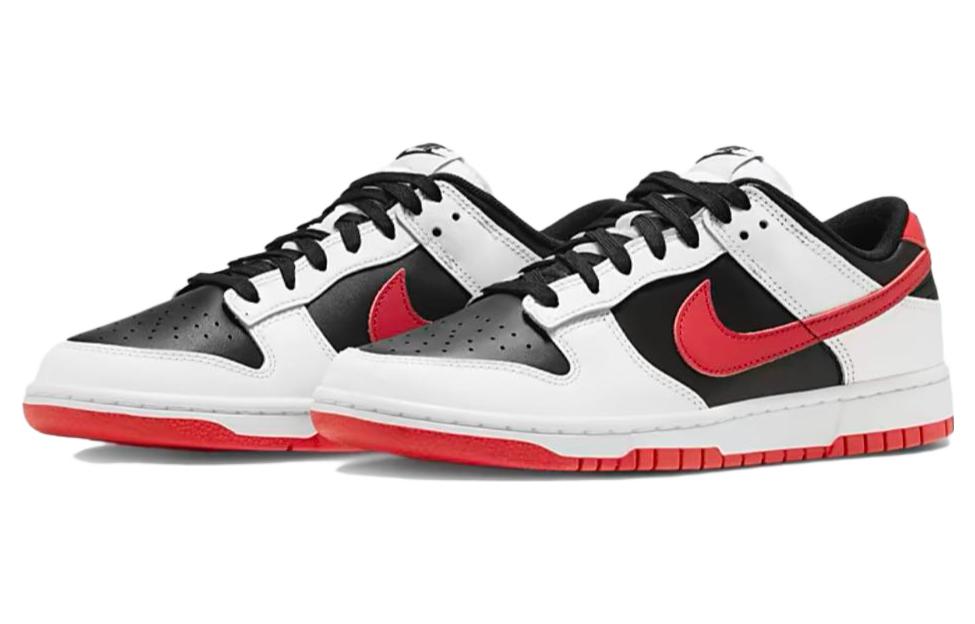 Nike Dunk Low Retro White Black University Red FD9762-061 | eBay