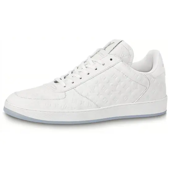 LOUIS VUITTON Rivoli Skateboard Shoes Men Low-Top White
