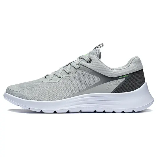 LINING Feather Running Shoes Men Low-Top Gray