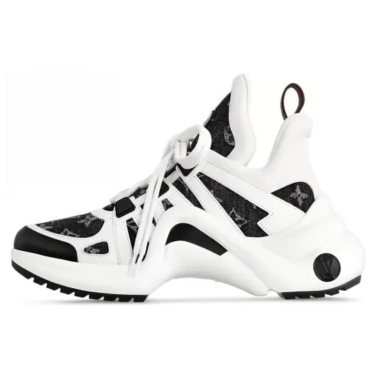LOUIS VUITTON Casual Shoes Women's Mid-Top Black