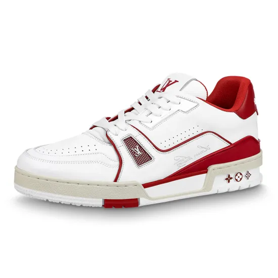 LOUIS VUITTON Trainers 'White Red'