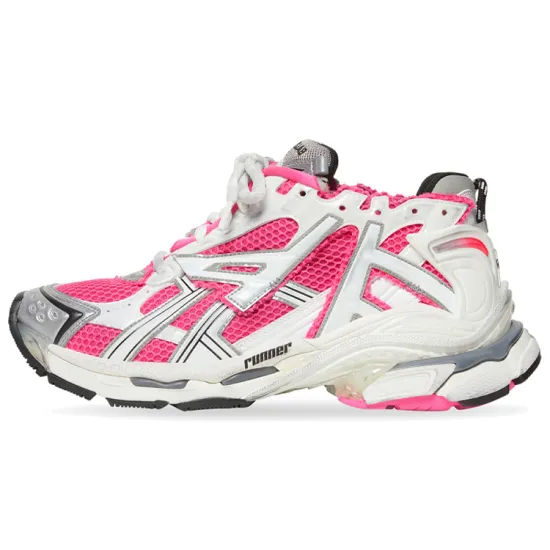 Balenciaga Runner White Fluo Pink Women's