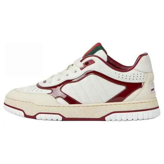 GUCCI Women's Re Web Sneaker 'White Rosso Ancora' Women's