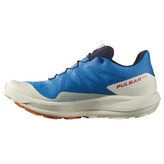 SALOMON Pulsar Trail Running Shoes Men Low-top Blue/White