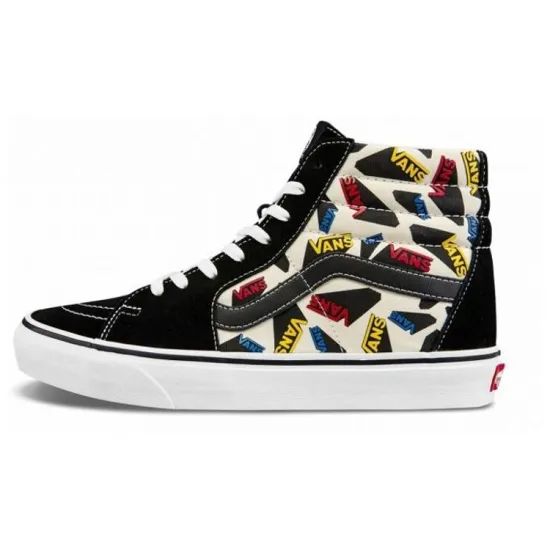 Vans SK8 Skateboarding Shoes Unisex High-top Black