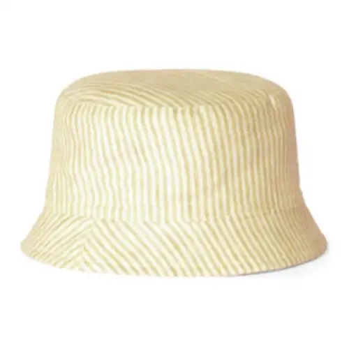 Loro Piana Linen Bucket Hats Kids' Pink Orange
