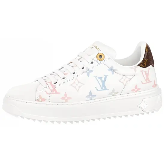 LOUIS VUITTON Time Out Sneakers 'White With Dreamy Monogram' Women's