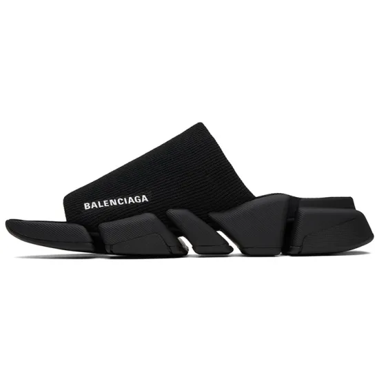 Balenciaga Speed 2.0 Slide Sandal 'Black'