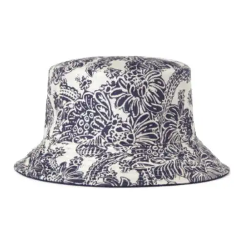Loro Piana Linen Bucket Hats Kids' Dark Blue