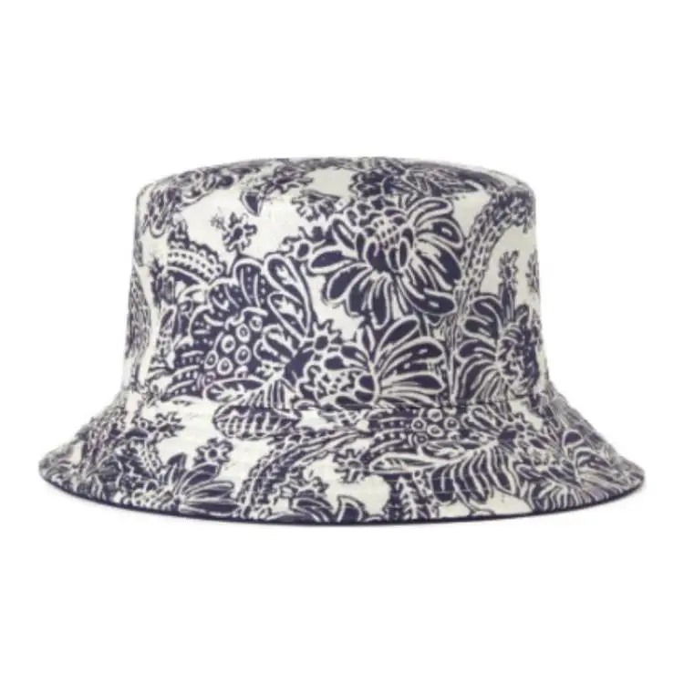 Loro Piana Linen Bucket Hats Kids' Dark Blue