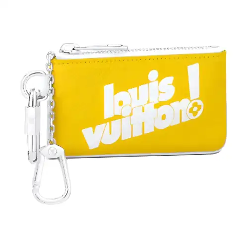 LOUIS VUITTON Pochette Cle Key Pouch Monogram Yellow