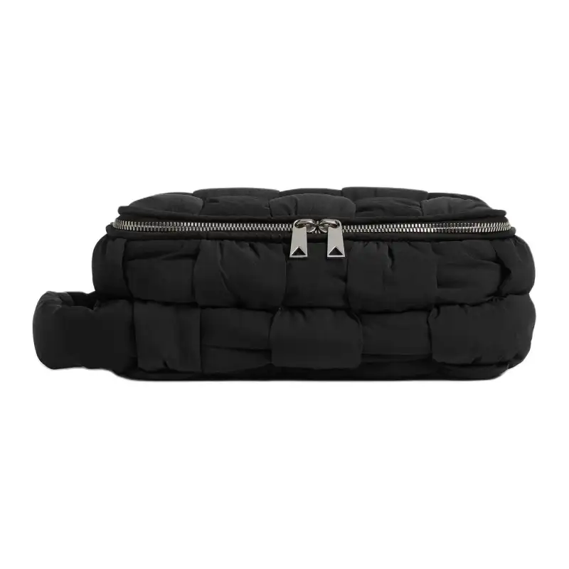 Bottega Veneta CASSETTE Polyamide Clutch Small Men's Black