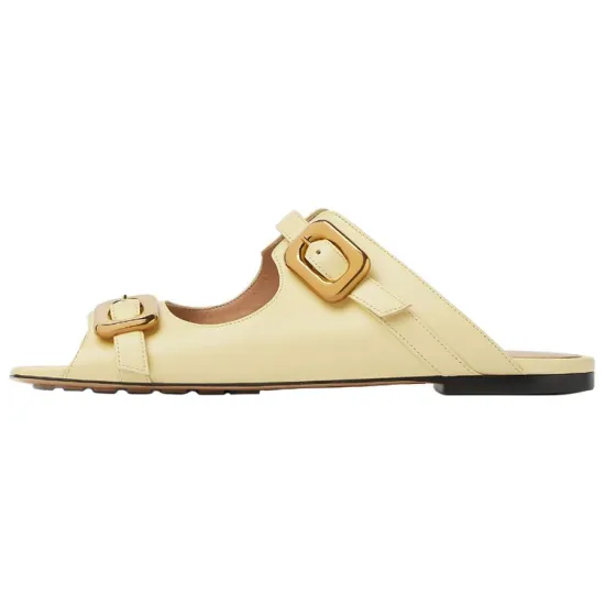 Bottega Veneta Stretch Slide Slippers Women's Yellow