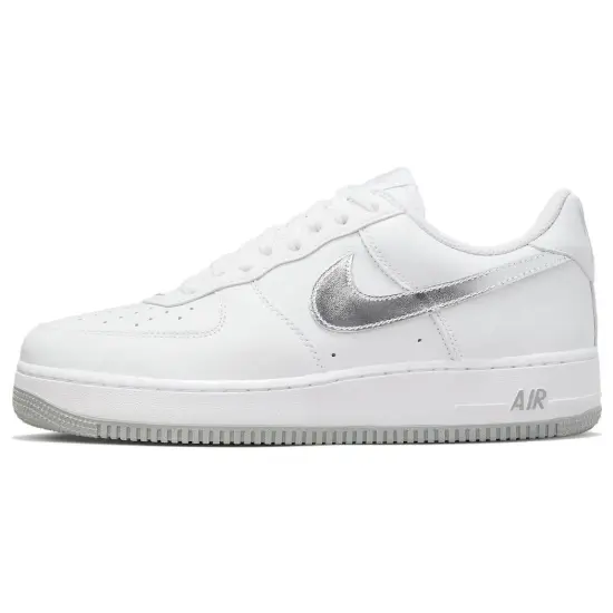 Nike Air Force 1 '07 Low Color Of The Month White Metallic Silver