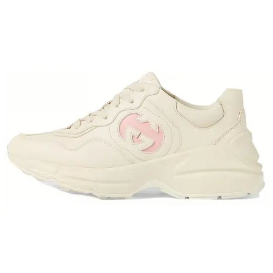 GUCCI Women's Rhyton Sneaker 'Ivory Wild Rose'