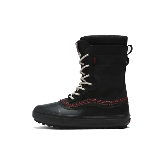 Vans Standard Zip Snow Mte Boots 'Black Red'