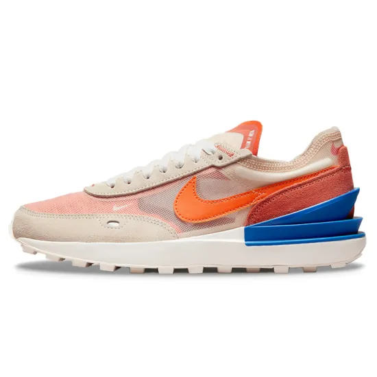 Nike Waffle One Pearl White Game Royal Rush Orange Women's