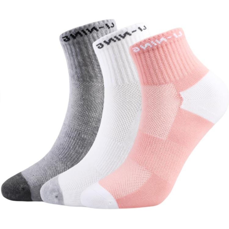 Li Ning Crew Socks Unisex Combo Set