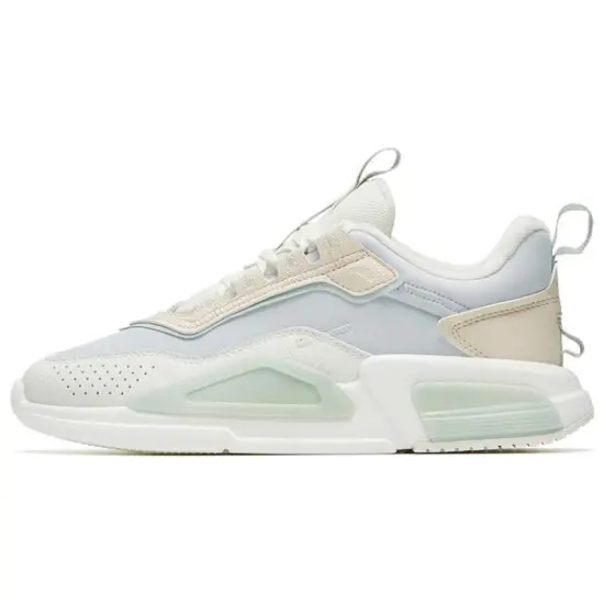 ANTA Rubik's Cube Casual Shoes Women's Low-Top Oatmeal Gray/Ivory White/Khaki