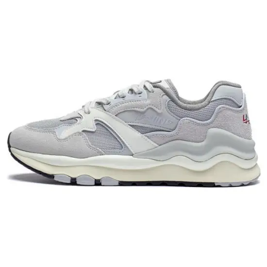 LiNing 001 Mountain Sea Anti-Slip Wear-Resistant Low-Top Sports Casual Shoes Men's River Stone Gray