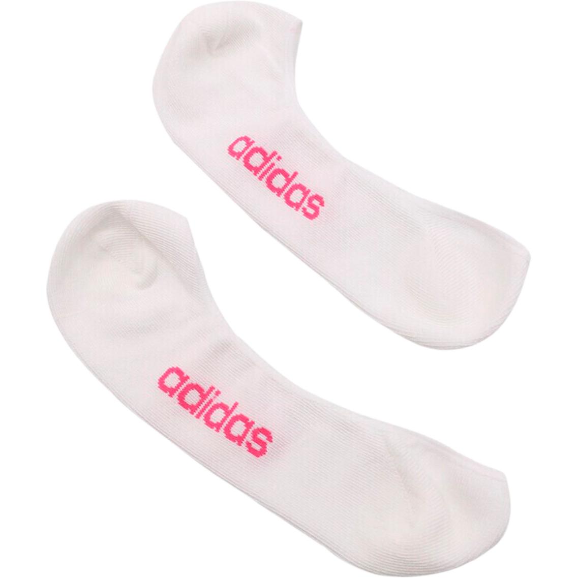 Adidas No Show Socks Unisex 2 Pack White