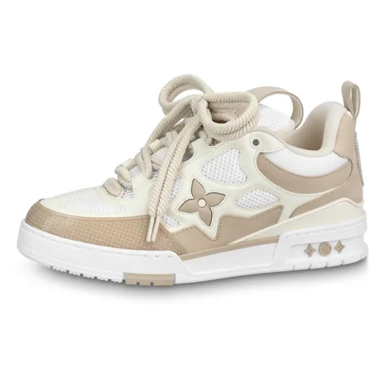 LOUIS VUITTON LV Skate Sneaker Beige White