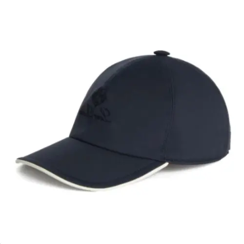 Loro Piana Polyamide Baseball Caps Kids' Marine Blue