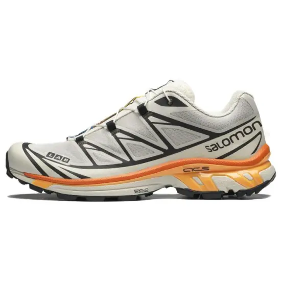 SALOMON XT-6 'Rainy Day Vibrant Orange'