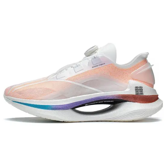 LINING Absolute Phantom 1.0 Running Shoes Unisex Low-Top Standard White/Fluorescent Fat Orange