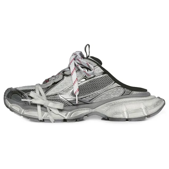 Balenciaga 3XL Mules 'Grey Mesh And Polyurethane'